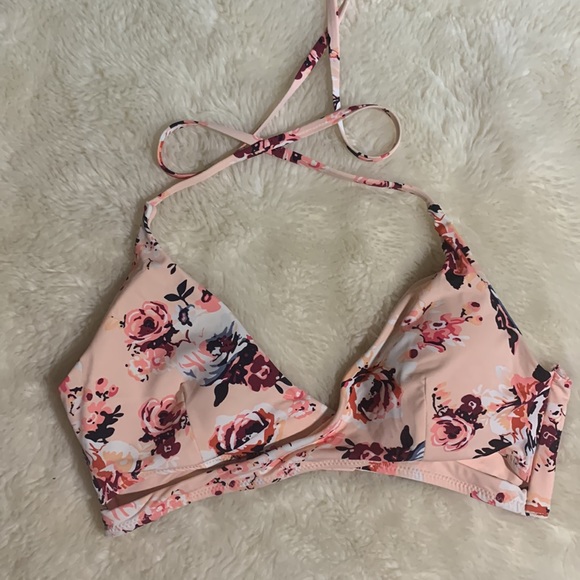 Floral criss cross bikini - Picture 2 of 6